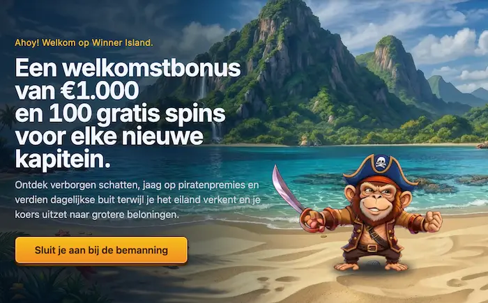 Winner Island Casino NL banner